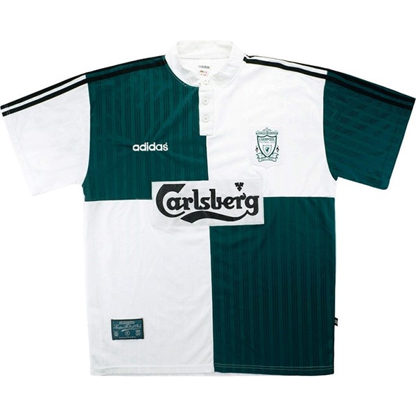 Tailandia Camiseta Liverpool Segunda equipo Retro 1995 1996 Verde